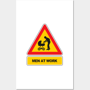 Men at work signal - Stroller Posters and Art